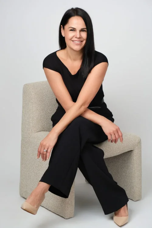 Professional headshot of Corinne Pederson photographed in Langley, BC