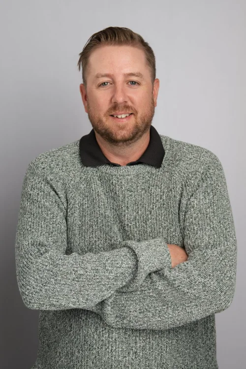 Team headshot of Bryan from Core Mechanical photographed at their office