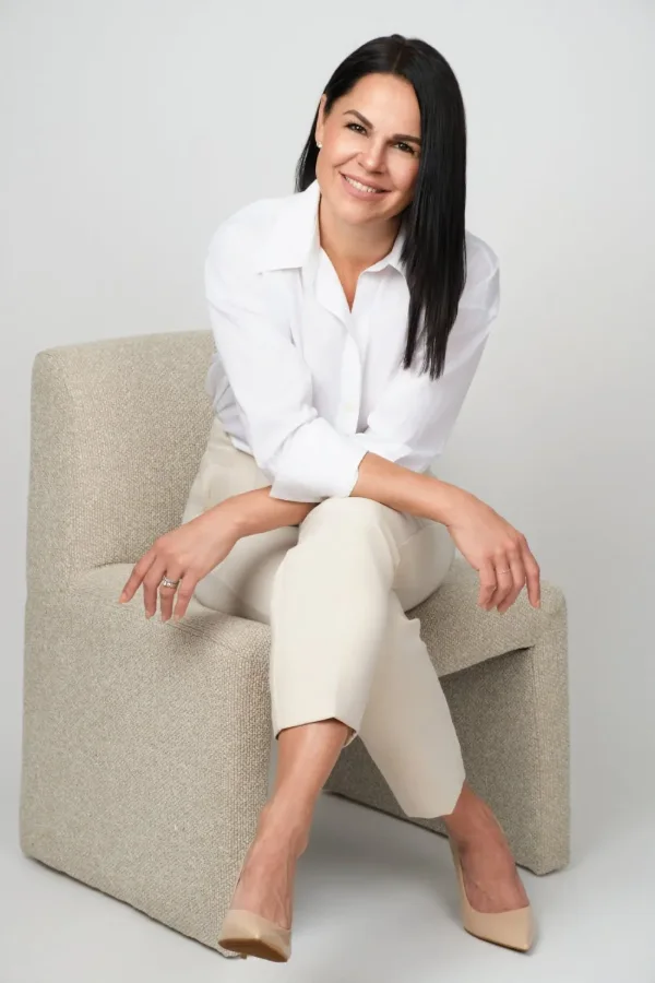 Professional headshot of Corinne Pederson photographed in Langley, BC