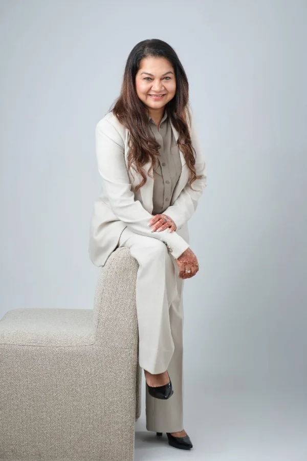 Lawyer branding portrait of Naiya Gill photographed in Langley BC