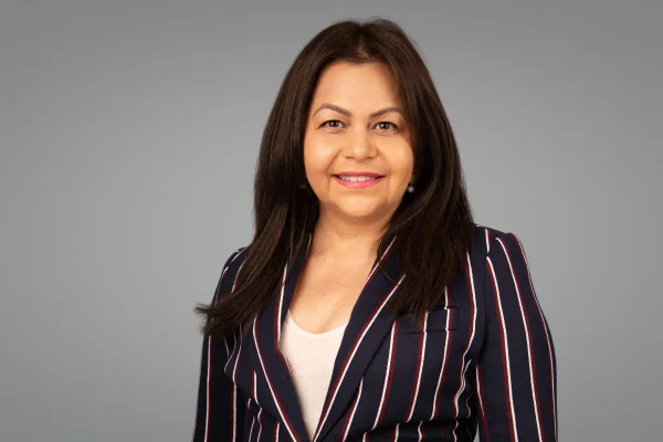 Healthcare headshot of Vilma Cruz photographed for a clinic team page