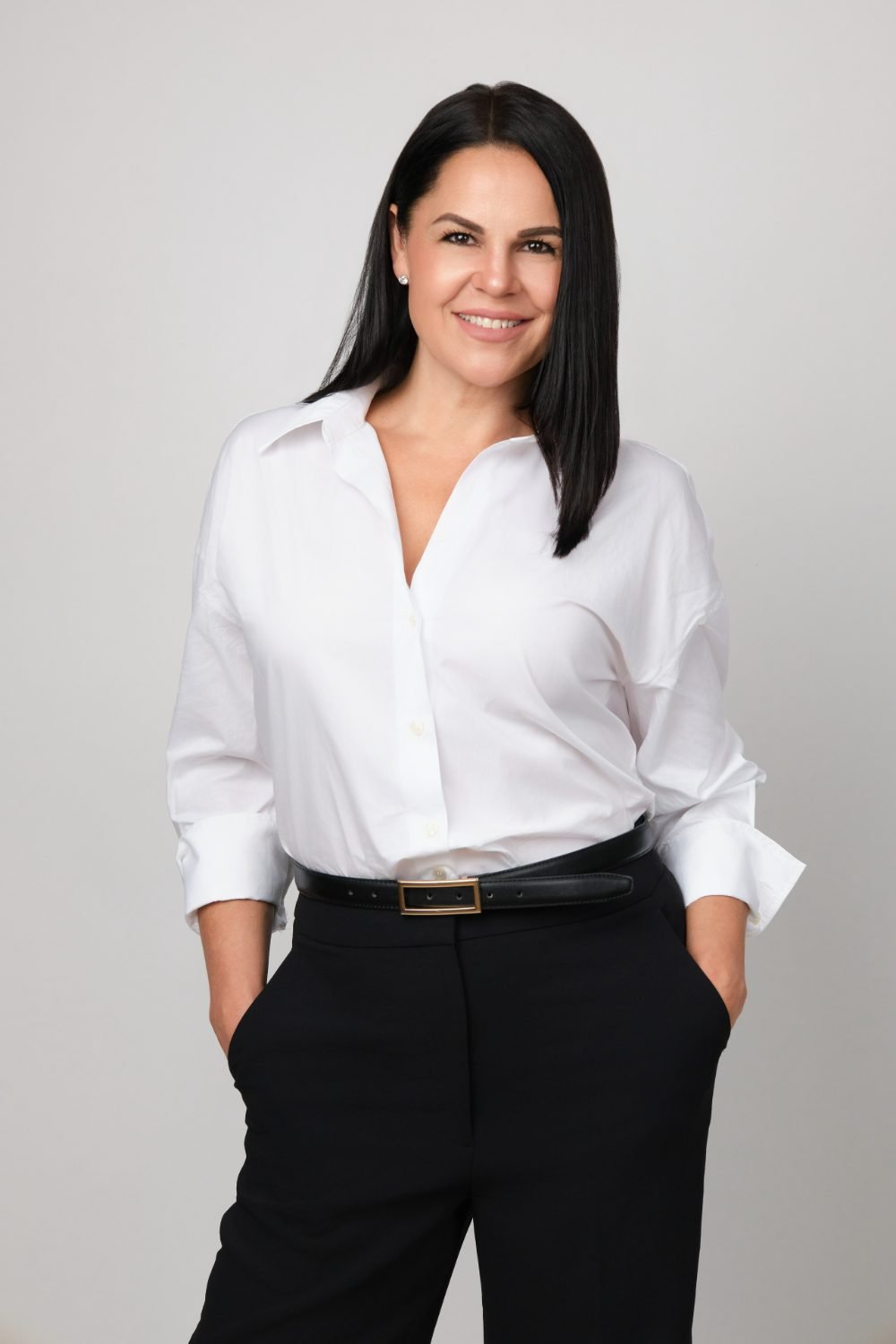 Professional headshot of Corinne Pederson photographed in Langley, BC