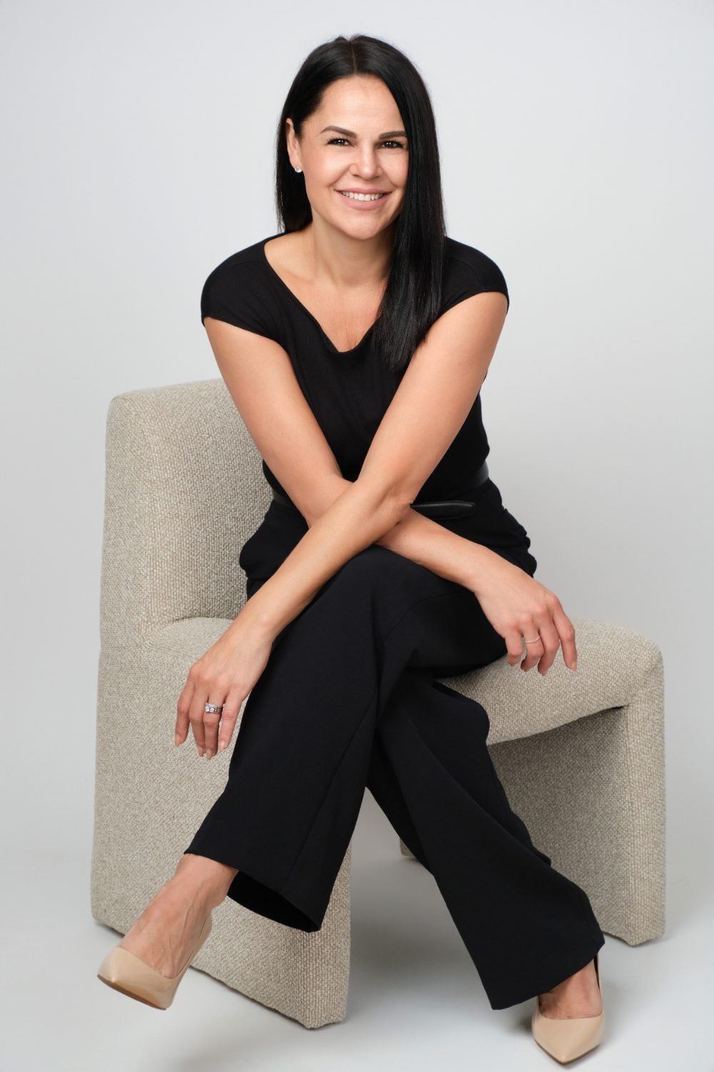 Professional headshot of Corinne Pederson photographed in Langley, BC