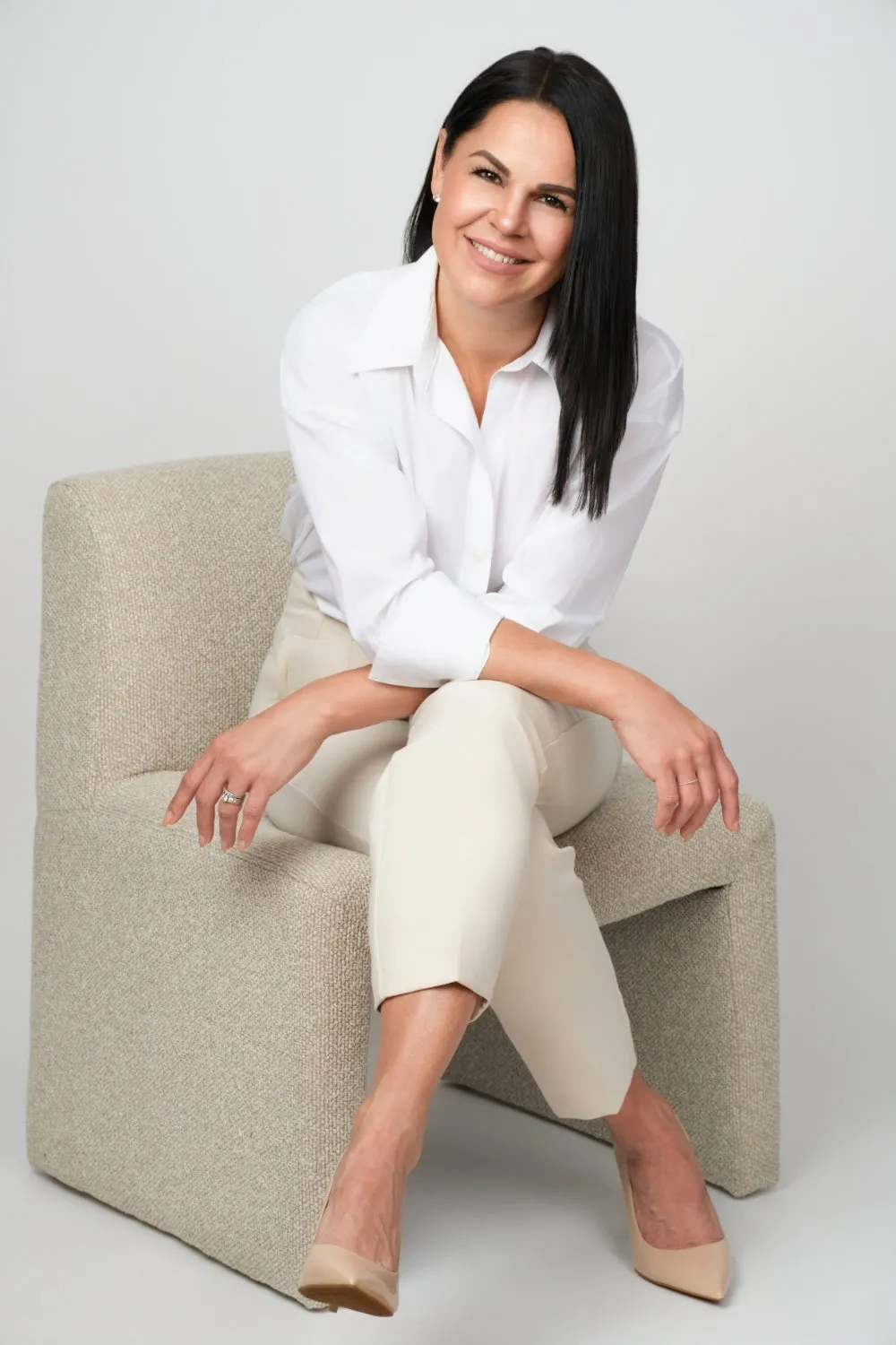 Professional headshot of Corinne Pederson photographed in Langley, BC