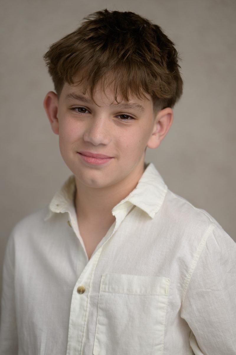 Smiling child actor headshot for casting submissions in Vancouver BC