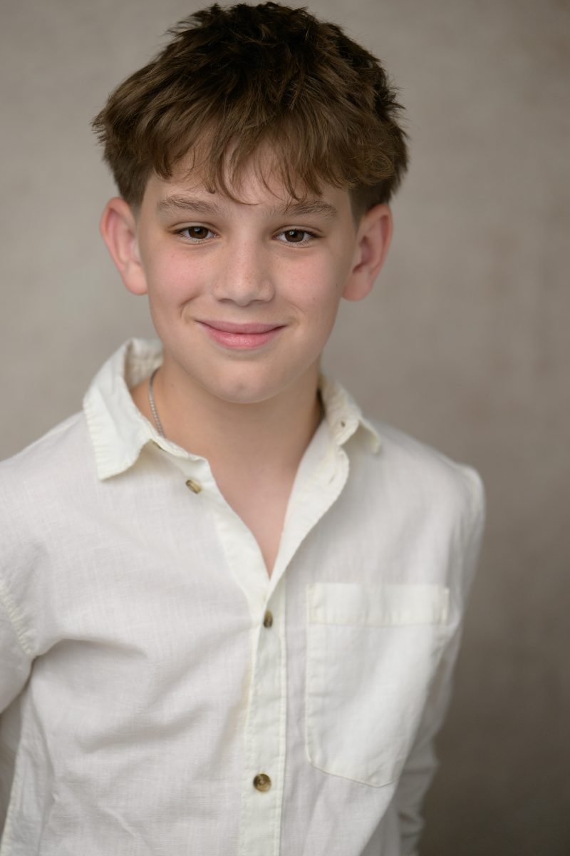 Child actor headshot in natural light for agency submissions, Vancouver