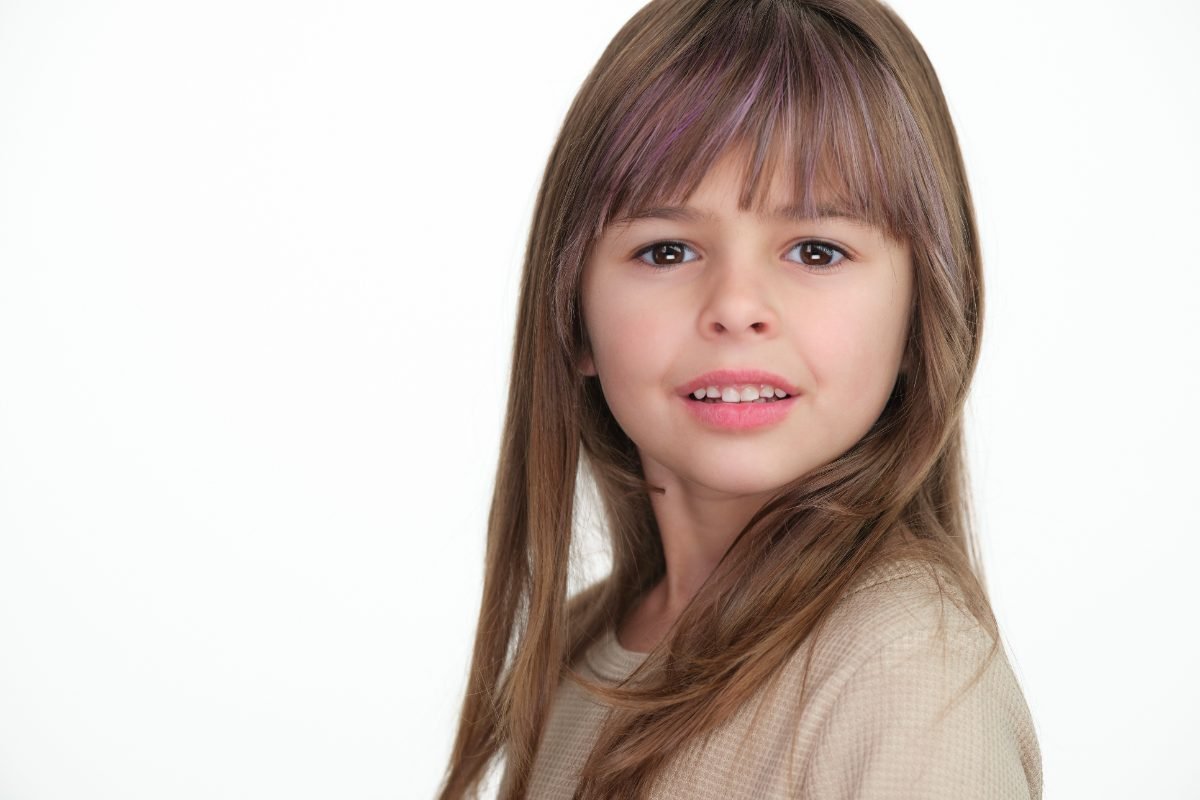 Child model headshot for agency submission photographed in Vancouver