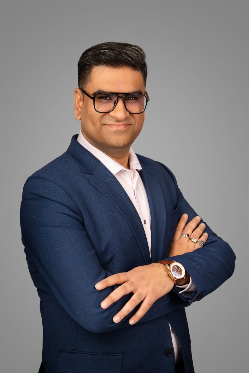 Executive headshot of Bhuvan Sharma by a headshot photographer serving Vancouver, BC