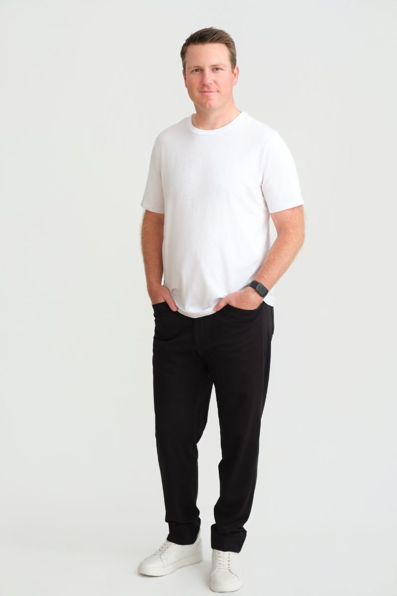 Full length personal branding portrait for website hero images
