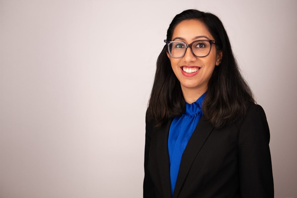 Clinic staff headshot of Abida Yusufali on a light studio backdrop