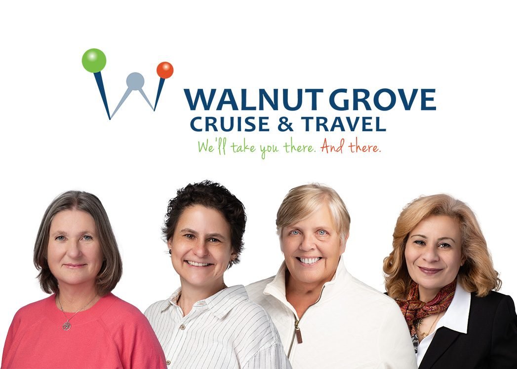 Team headshot composite for Walnut Grove Cruise & Travel in Langley BC